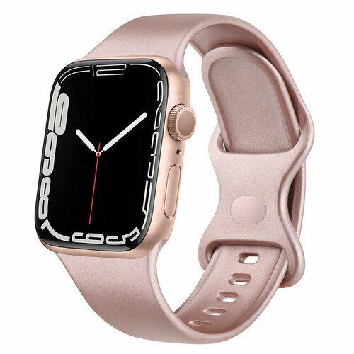 Силиконовый ремешок для Apple Watch Rose Gold 38mm 40mm 41mm