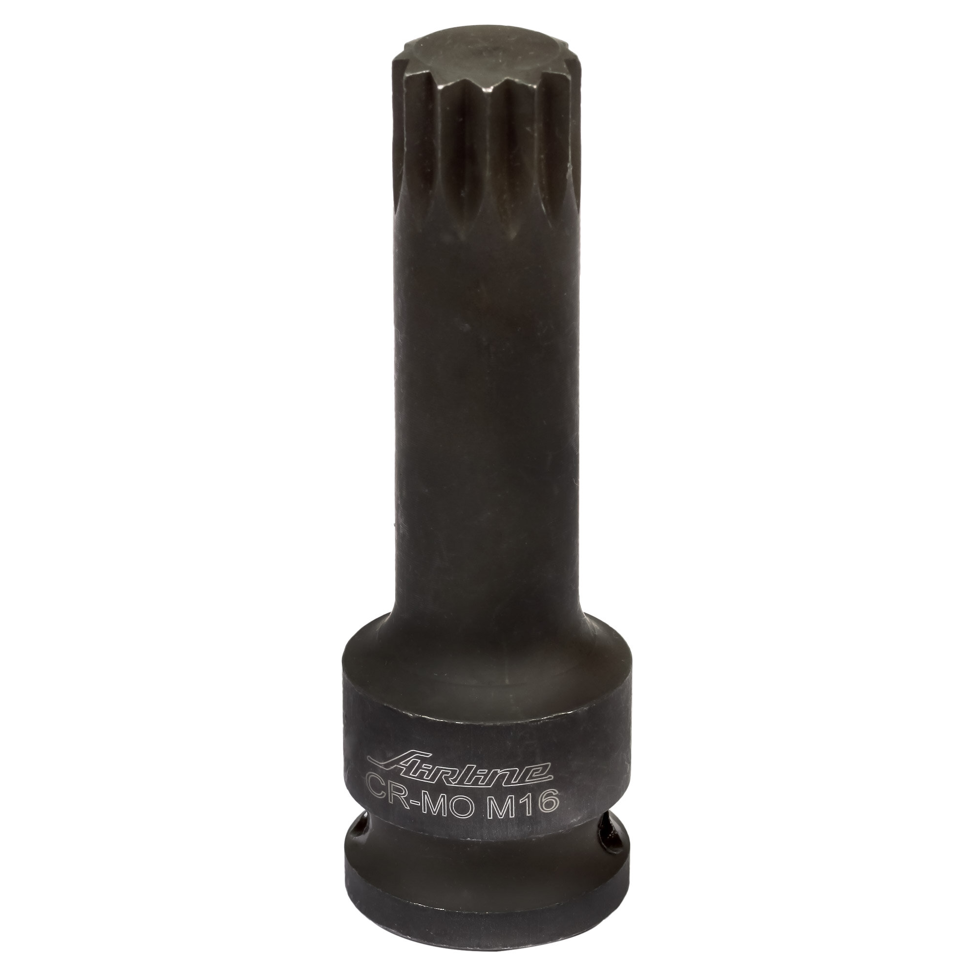 Головка ударная торцевая 1/2" DR внешний SPLINE M16 AIRLINE - фото №3