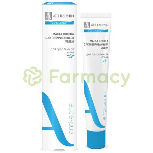 Маска-пленка для глубокого очищения кожи с активированным углем Anti-Acne Ахромин 75мл ООО ПрофКосметик - фото №5