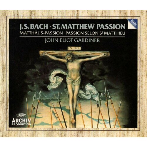 Audio CD BACH: Matth us-Passion. Gardiner (3 CD) audio cd gardiner magnificat 1 cd