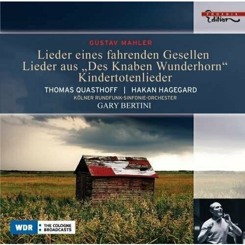 AUDIO CD MAHLER, G: Lieder eines fahrenden Gesellen / Kindertotenlieder / DesKnaben Wunderhorn (excerp