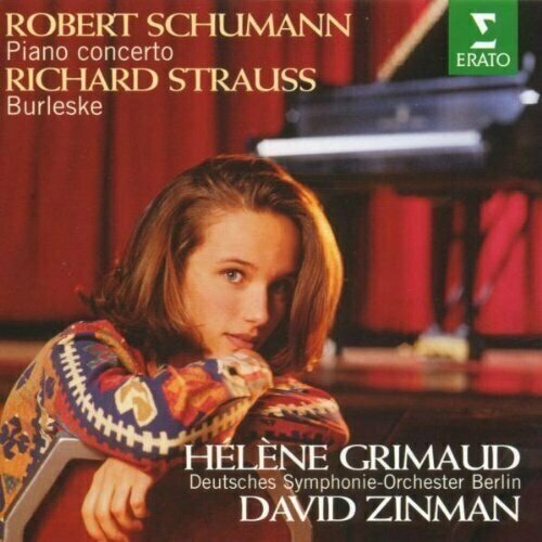 AUDIO CD Schumann: Klavierkonzert op.54 +Strauss: Burleske in d f. Klavier & Orchester - Grimaud / Zinman