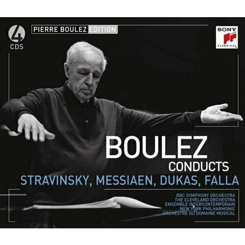 AUDIO CD Boulez Edition - Igor Stravinsky (Messiaen, Dukas, Falla) boulez edition igor stravinsky messiaen dukas falla