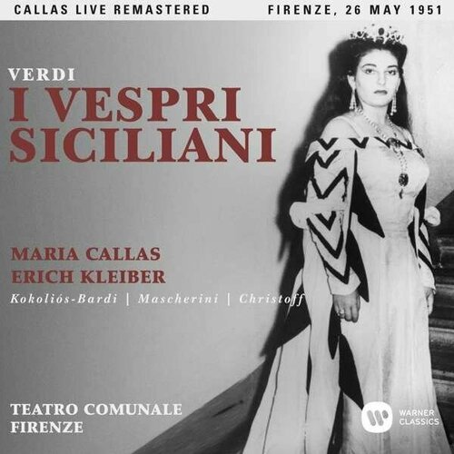 audio cd giuseppe verdi i masnadieri Audio CD Giuseppe Verdi (1813-1901) - I Vespri Siciliani (Remastered Live Recording 26.05.1951) (2 CD)