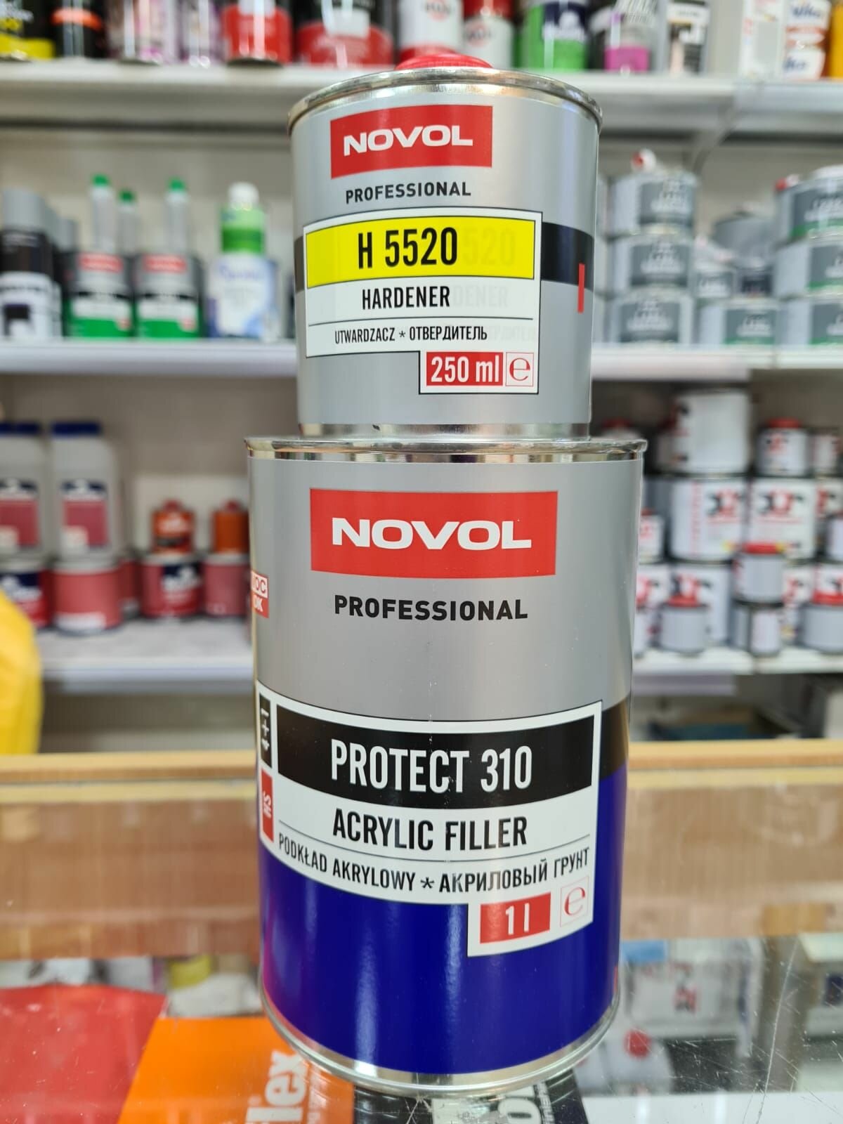 Грунт NOVOL PROTECT 310 4+1 (HS)черный комплект