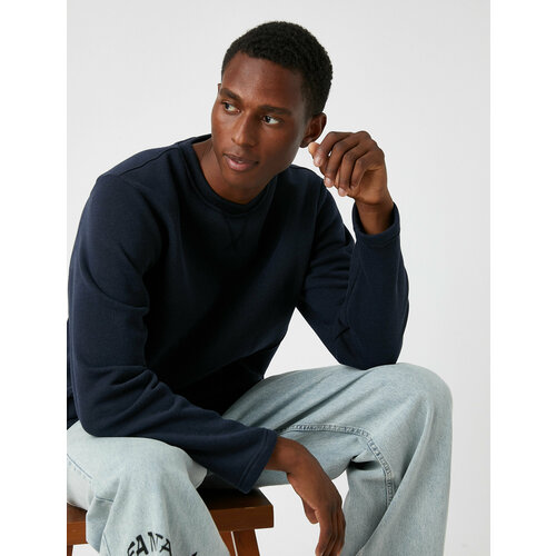 фото Худи koton 70198, размер l, синий