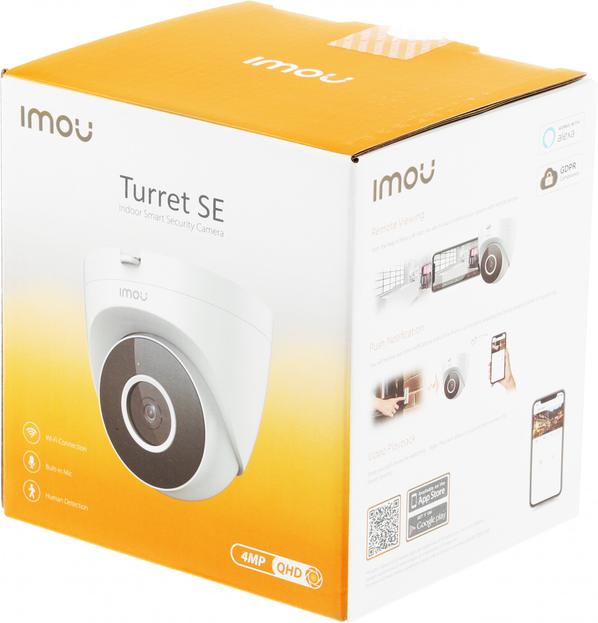Видеокамера IP Imou IPC-T42EP-0280B-IMOU 1/2.8" 4Мп CMOS,2560 x 1440; Дальность ИК-подсветки до 30м; Фиксированный объектив 2.8мм - фото №3