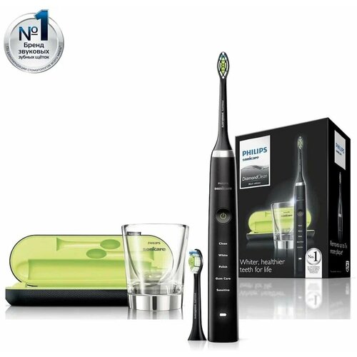 Звуковая зубная щетка Philips Sonicare DiamondClean HX935204 CN черный 2399900₽