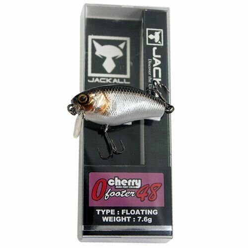 фото Воблер jackall cherry zero footer 48f 7.6g цвет hl silver & black