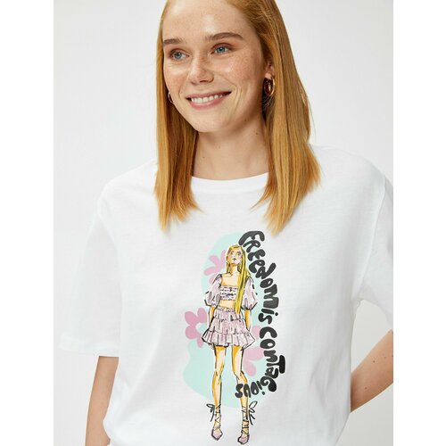 фото Футболка koton, размер s, белый