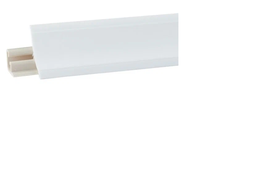 Плинтус для столешницы 100 см +комплект заглушек Цвет - Белый