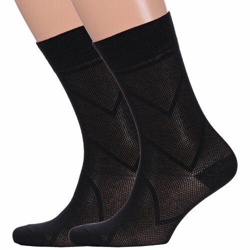 фото Носки para socks, 2 пары, размер 29, черный