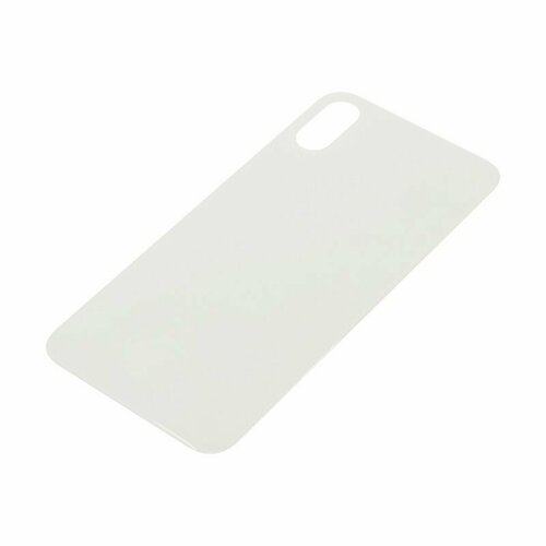 Задняя крышка для Apple iPhone XS (с широким отверстием) белый, AAA