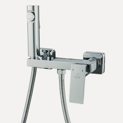 Изображение товара Гигиенический душ со смесителем Rose R1805-1 хром
