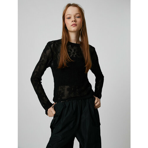 фото Свитер koton, размер xs, черный