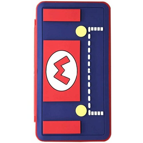 Кейс для хранения 24 картриджей Nintendo Switch Super Mario Overalls игра super mario maker 2 nintendo switch