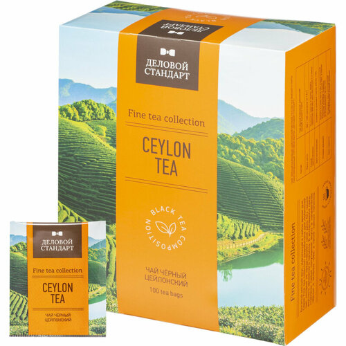 Чай Деловой Стандарт Ceylon tea черн. 100 пакx