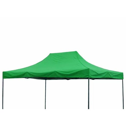 Тент-крыша 2*3 м для шатра гармошки (Зеленый) Плотный без каркаса