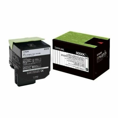 Картридж Lexmark Чёрный с тонером сверхвысокой ёмкости для CX510x, LRP (8K) картридж lexmark 80c8xy0 жёлтый картридж с тонером сверхвысокой ёмкости для cx510x lrp 4k