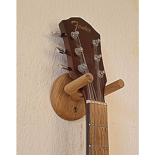 Держатель для гитары настенный деревянный (круглое основание)