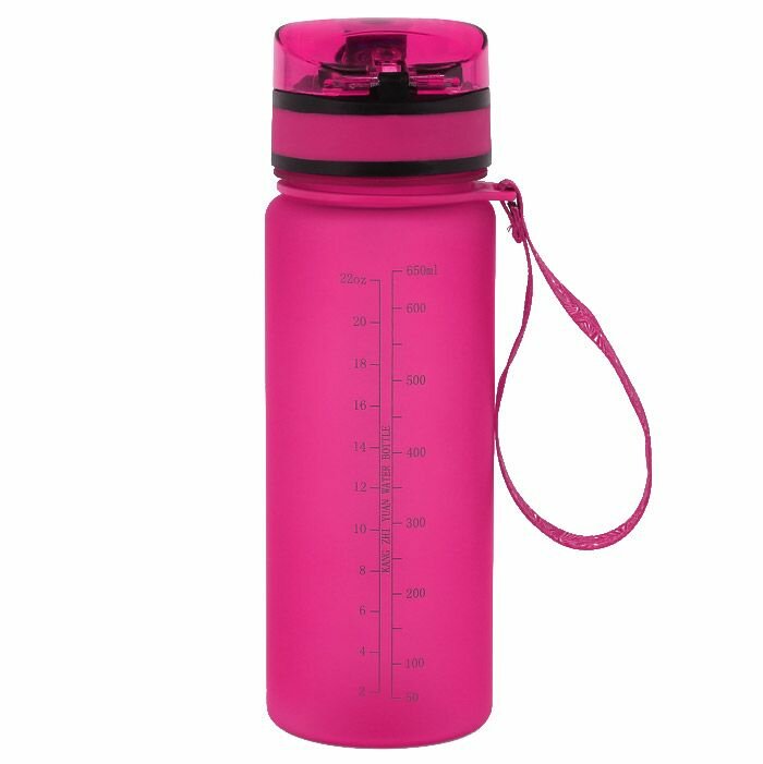 Бутылка для напитков 650 мл (Розовая) KZY ALL-8045 650ml Pink