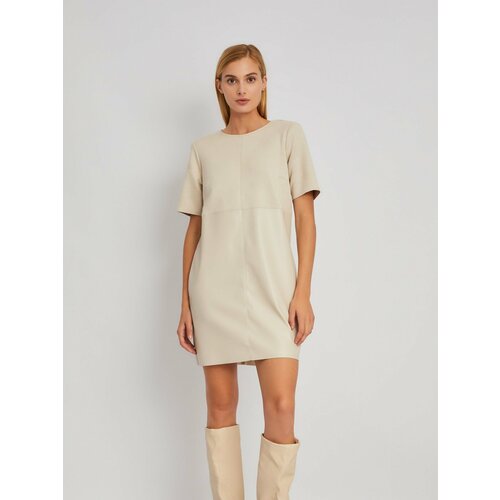 фото Платье zolla, размер m, бежевый