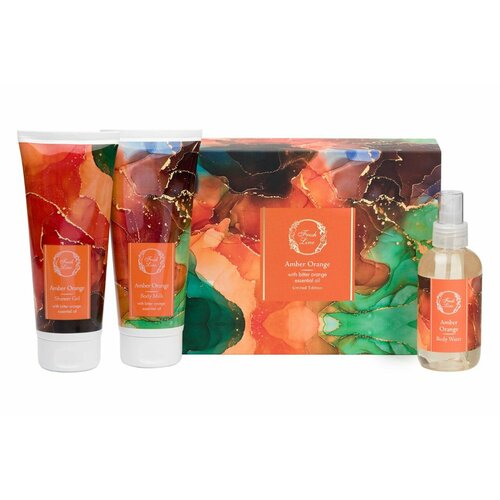 Набор для ухода за телом с ароматом пряного апельсина / Fresh Line Amber Orange Set Limited Edition