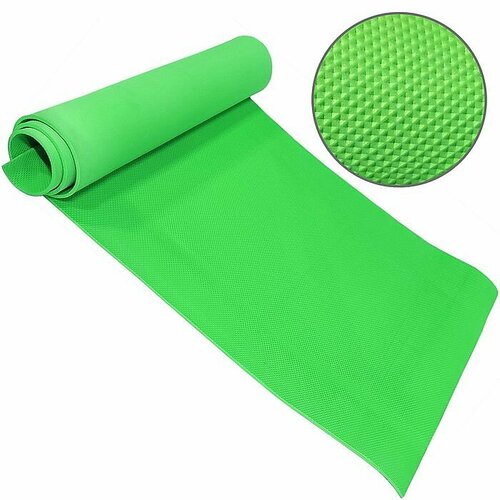 Коврик для йоги SPORTEX (ЭВА, 173х61х0,3 см) (зеленый) коврик для йоги sportex pvc 173x61x0 5 см зеленый