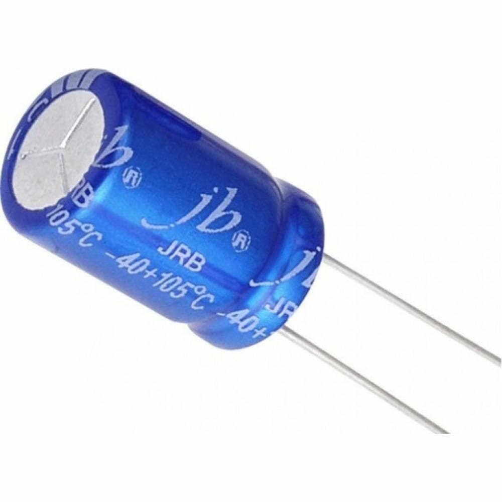 JB Capacitors , 470мкФ, 10В, 105C, 6.3x11мм, Конденсатор электролитический JRB1A471M02500630110000B-35