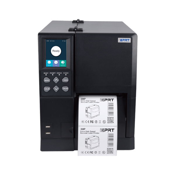 Принтер печати этикеток iDPRT iX4P Industrial 4" TT Printer 300DPI, 8IPS, 512/256MB, RTC, USB+USB HOST+Ethernet+RS232, ZPL-II, TSPL, EPL2, DPL (10.9. IX40.80012)