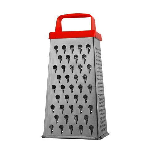 фото Терка 4-гранная никис с пластмассовой ручкой 82х105х240мм, 2шт