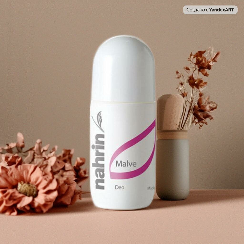 Дезодорант рол. мальва Nahrin/Нарин 50мл Justrich Cosmetics AG - фото №3