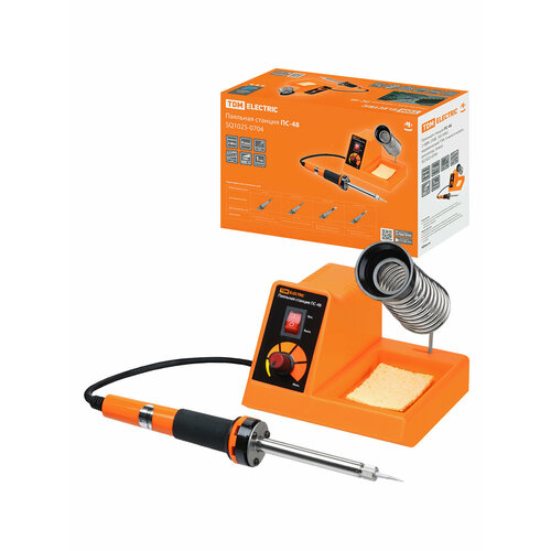 Паяльная станция ПС-48 2-48Вт 230В 160-500С керамический ТЭН 4 жала в компл регулятор Алмаз 233100₽