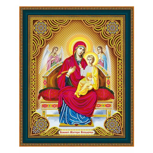 Kubanstar / Алмазная мозаика Божией Матери Всецарица алмазная мозаика икона божией матери всецарица 25x30 м 307