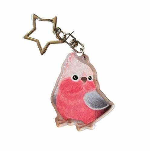 Брелок, розовый