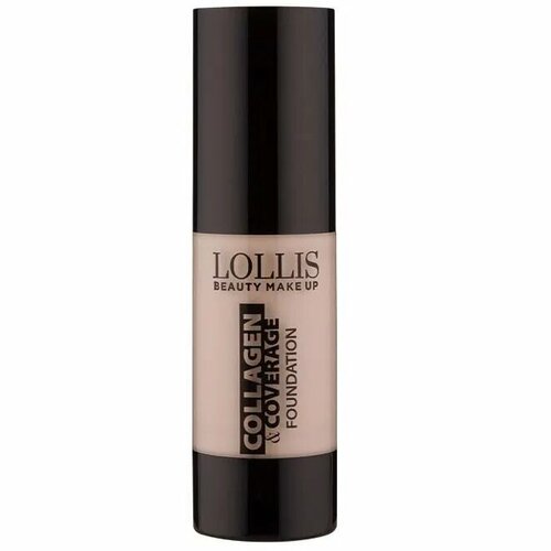 LOLLIS Тональный крем для лица Collagen Coverage Foundation 01 dr hauschka крем тональный для лица 01 макадамия foundation 01 macadamia 30 мл