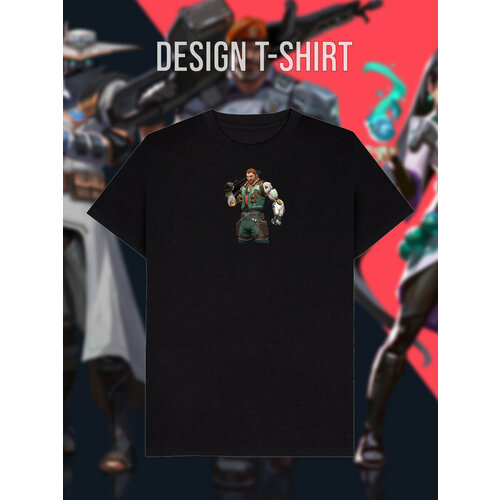 фото Футболка, размер 54, черный design t-shirt