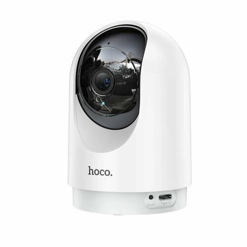 Wi-Fi камера видеонаблюдения HOCO D1 Indoor PTZ HD camera ip камера techage hd 5 мп poe ptz умная наружная камера с ии датчиком присутствия двусторонняя аудиосвязь цветная ночное видение поддержка onvif