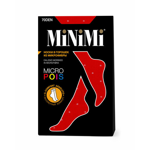 фото Носки minimi, 70 den, размер 0 (uni), красный