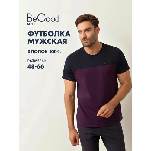 фото Футболка begood, размер 56, синий