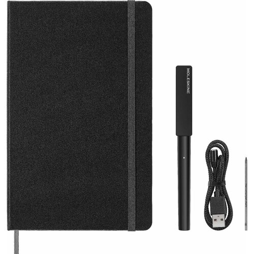 набор smart writing moleskine smpenbk блокнот volant xs ручка smart pen ellipse Набор MOLESKINE Smart Writing Set умный блокнот в линейку и умная ручка SWSPEN3