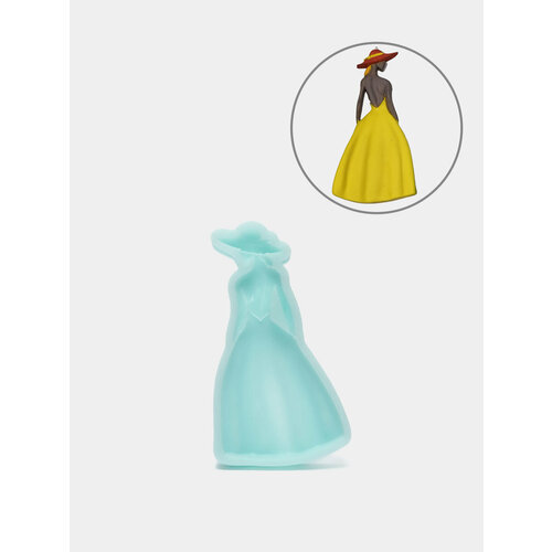 Силиконовая форма Девушка в шляпе 25D 1199₽