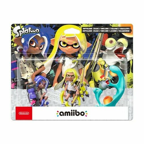 Набор из 3-х фигурок amiibo: Осьмолинг, Инклинг и Смоллфрай / amiibo Octoling, Inkling & Smallfry (коллекция Splatoon) фигурки amiibo splatoon collection осьмолинги 3 шт