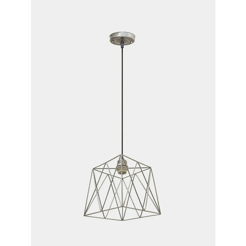 Люстра светильник подвесной в стиле лофт с регулировкой высоты черная хром Цвет Хром 4397₽