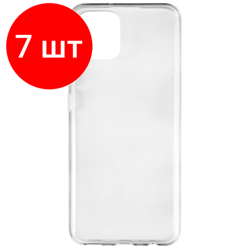 Комплект 7 штук, Чехол накладка силикон iBox Crystal для Samsung Galaxy A03 (УТ000029855) чехол red line ibox crystal galaxy a03s 4g с кардхолд прозрач