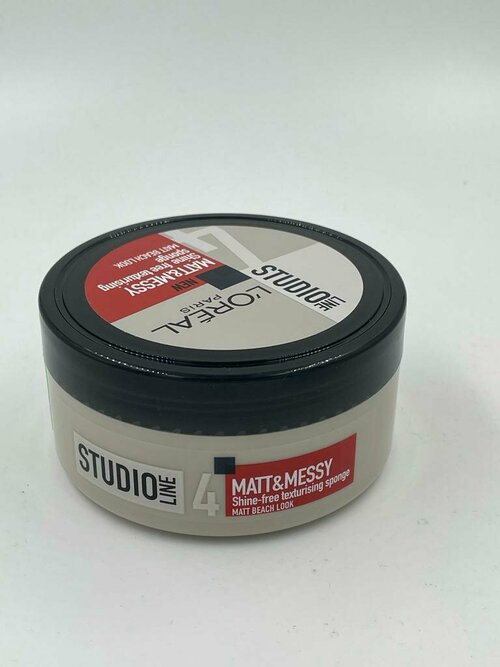 LOral Paris Studio Line Matt & Messy Sponge Matt матовый гель для укладки волос 150 мл (из Финляндии)