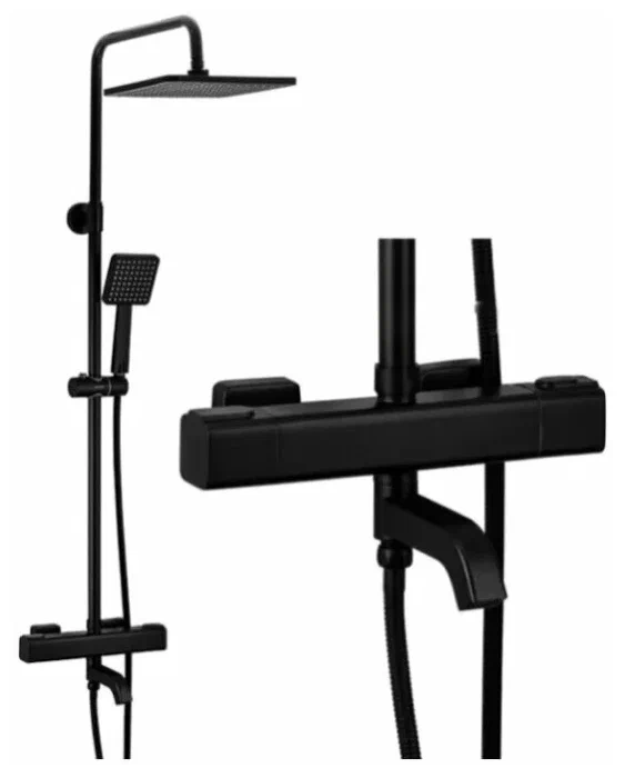 Душевая стойка Gappo G2491-6, черный — фото 1