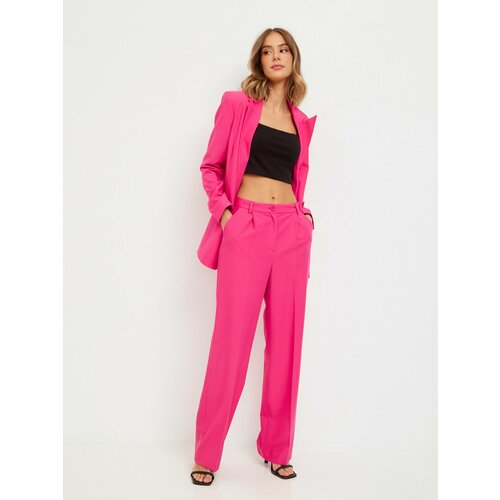 фото Брюки talia, размер 50, розовый
