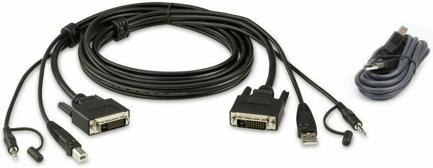 Aten Набор защищенныйх кабелей KVM USB DVI 1.8M USB DVI-D Dual Link Secure KVM Cable kit