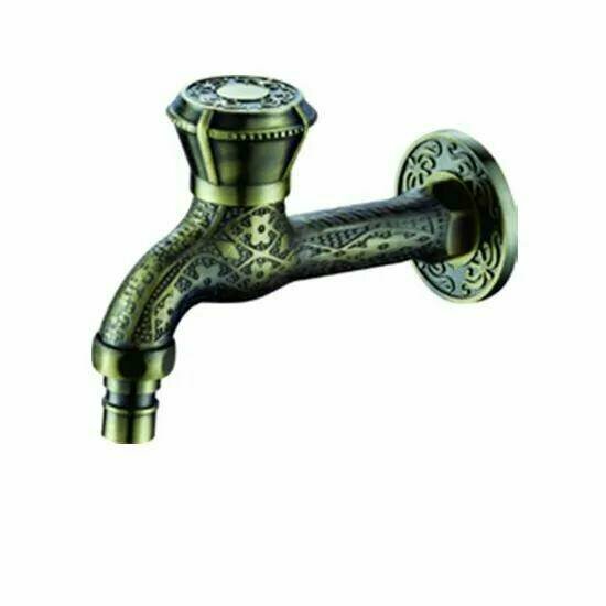 фото Кран для бани (курны) ретро (цветы) длинный - VR323 - ViEiR